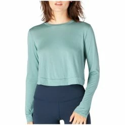Hot Sale ⌛ Beyond Yoga Back Out Reversible Cropped Pullover - 👩 Women's 🤩