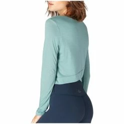 Hot Sale ⌛ Beyond Yoga Back Out Reversible Cropped Pullover - 👩 Women's 🤩 -Cheap Ski Shop beyond yoga back out reversible cropped pullover women s 2